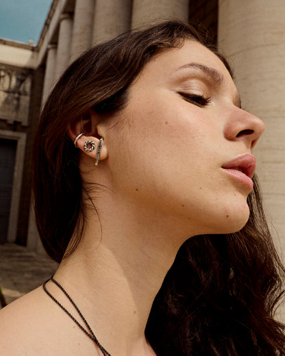 Earcuff ecg argento