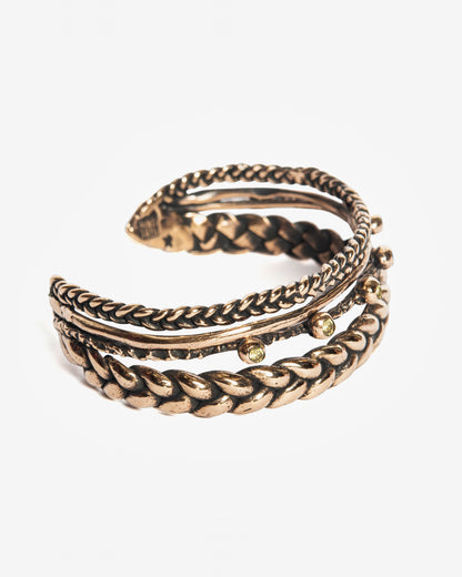 Bracciale Masai Mara bronzo