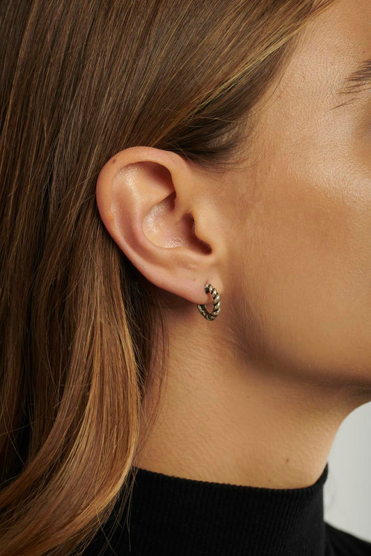 Cerchi treccia s argento