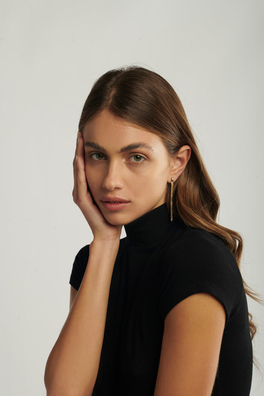 Orecchini pendenti druide long bronzo