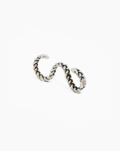 Anello baffo argento