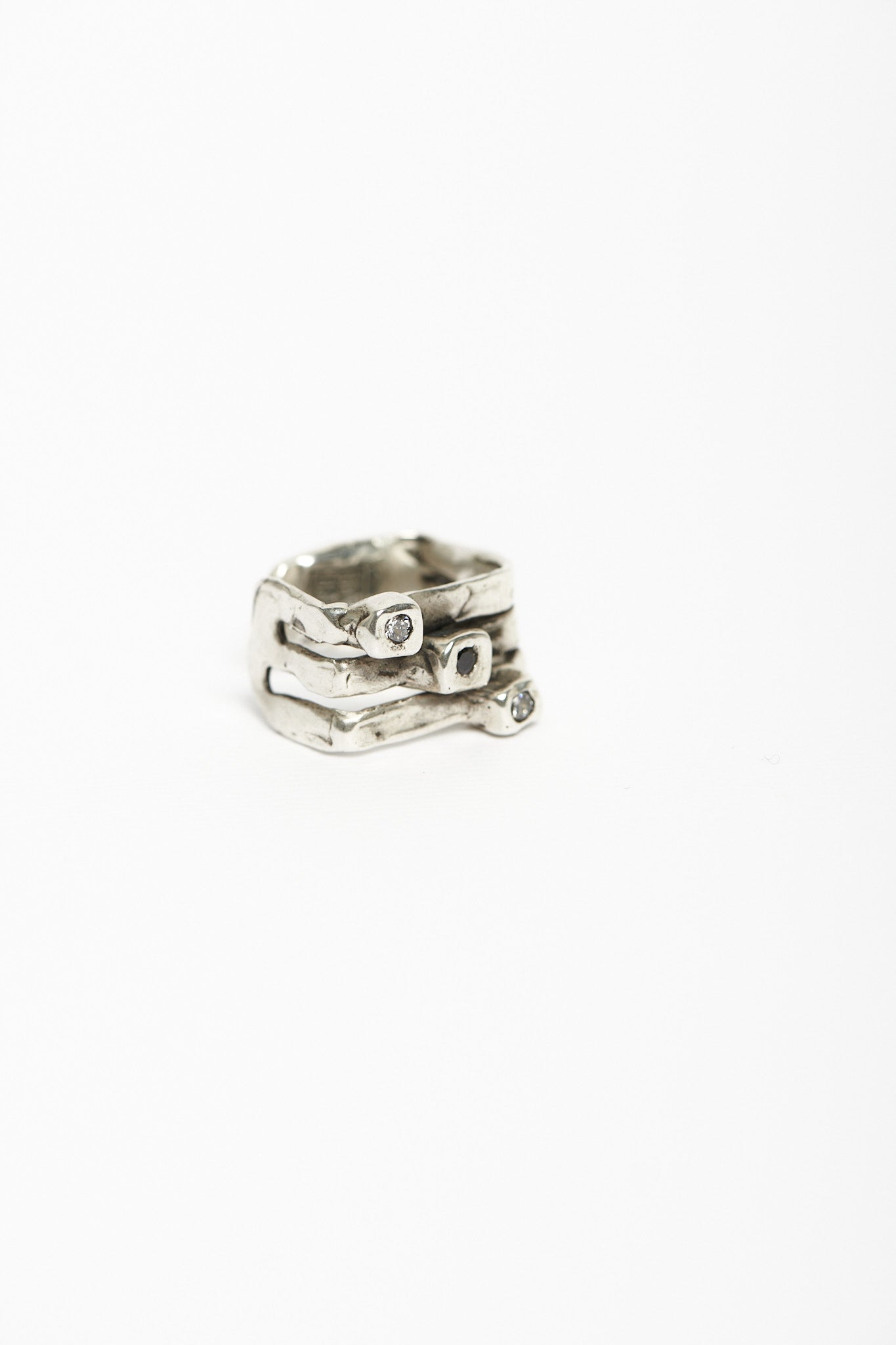 Anello neolitico argento