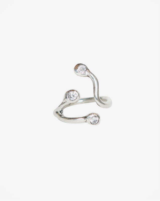 Fedina small seeds argento zirconi