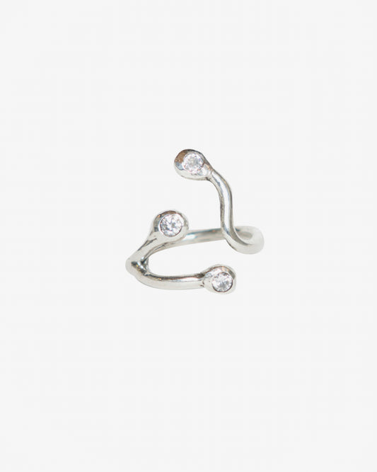 Fedina small seeds argento zirconi