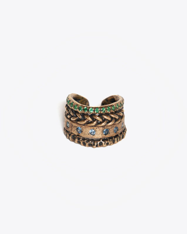 Anello Masai Mara LUXURY bronzo