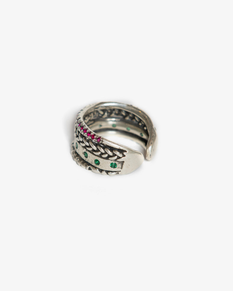 Anello Masai Mara LUXURY argento