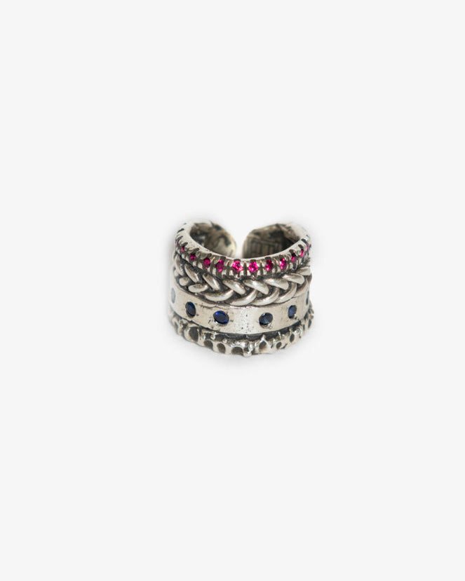 Anello Masai Mara LUXURY argento