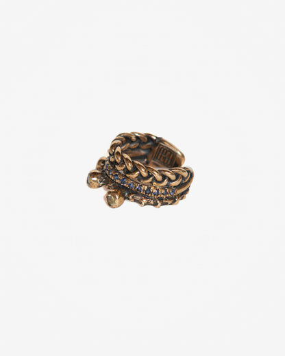 Anello triade Masai Mara LUXURY bronzo