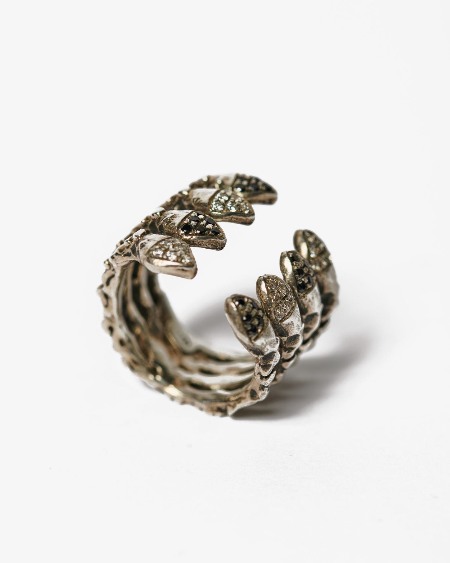 Anello quadruplo mandevilla argento zirconi