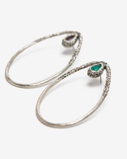 Orecchini Goccia Masai Mara argento