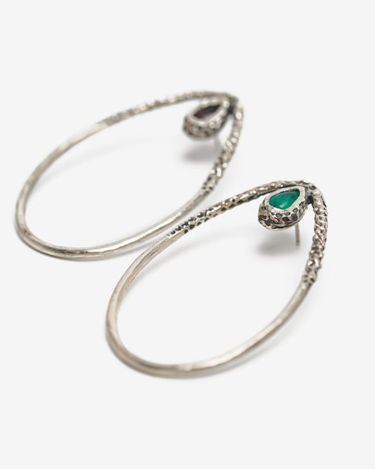 Orecchini Goccia Masai Mara argento