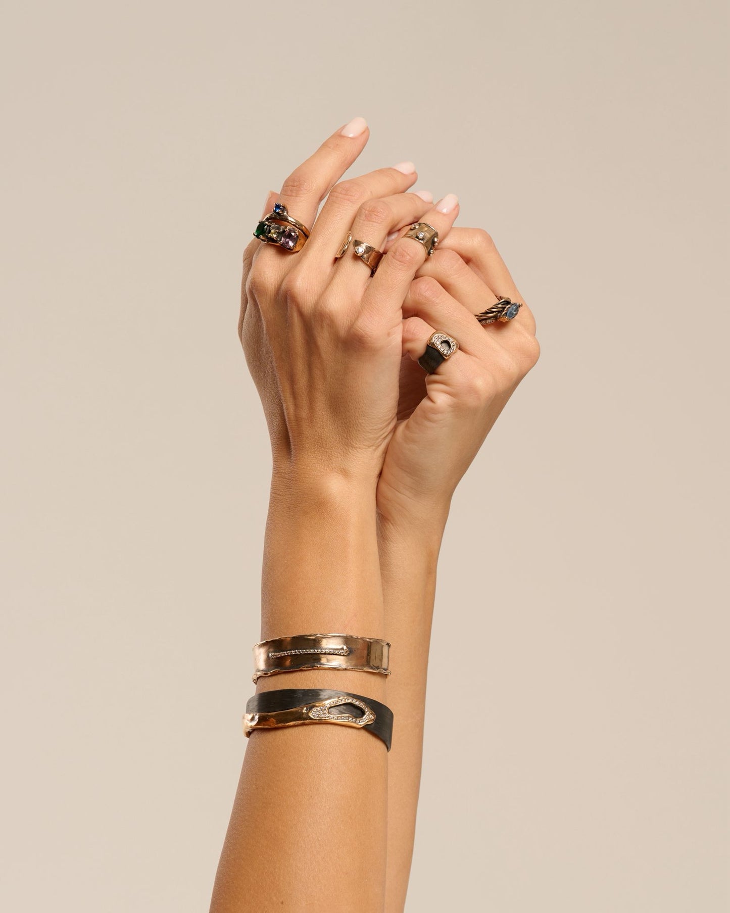 Bracciale JFK bronzo e zirconi
