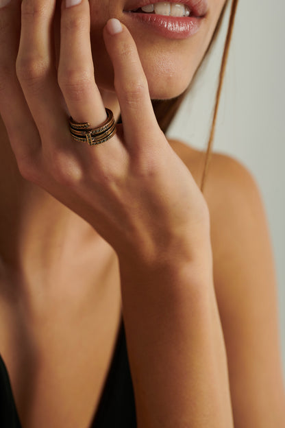 Anello picco wanderlust bronzo