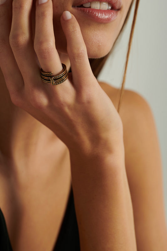 Anello picco wanderlust bronzo