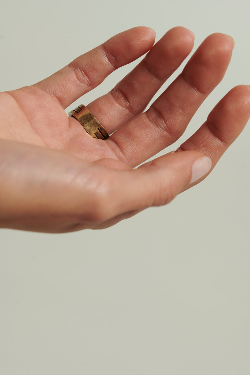 Anello picco wanderlust bronzo