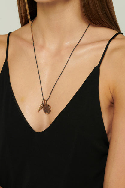 Collana zada mix bronzo