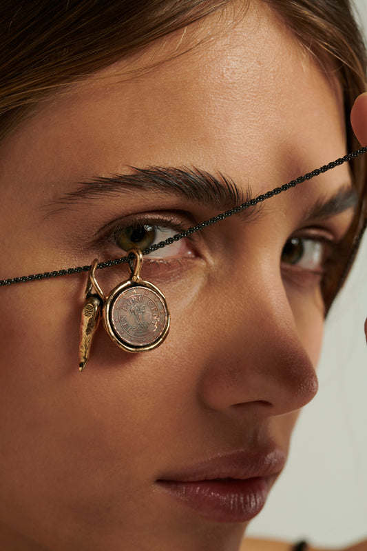 Collana zada mix bronzo
