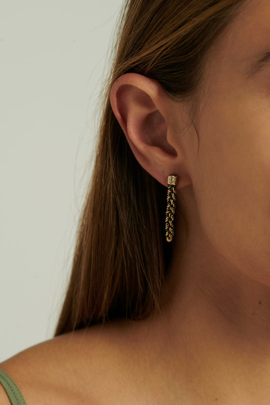 Orecchini wanderlust bronzo