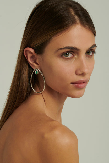 Orecchini Goccia Masai Mara argento