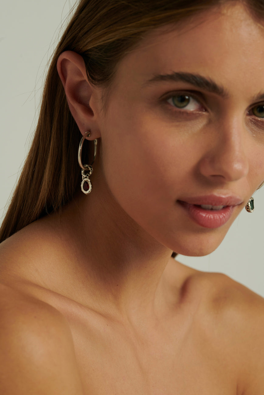 Pendente pokot goccia argento