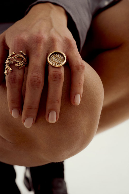Anello mandevilla bronzo luxury