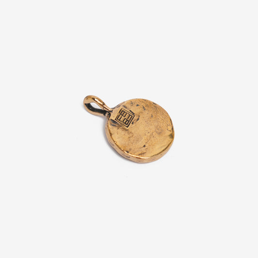 Collana moneta zada bronzo luxury