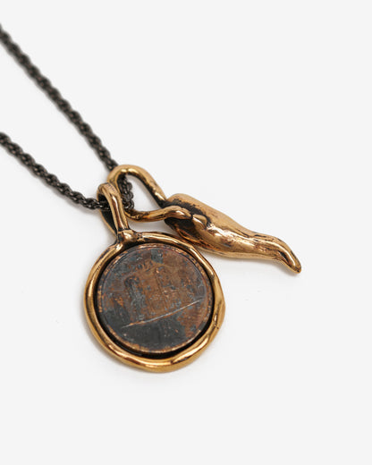 Collana zada mix bronzo