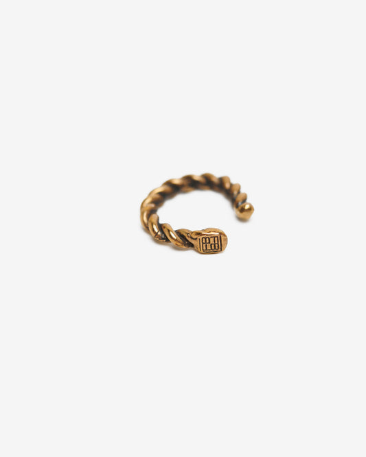 Piercing mezza treccia bronzo