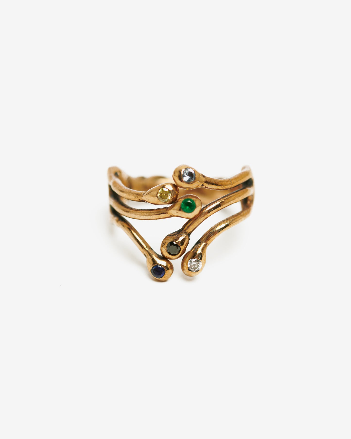 Anello small genesis bronzo e zirconi