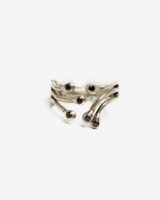 Anello small genesis zirconi argento
