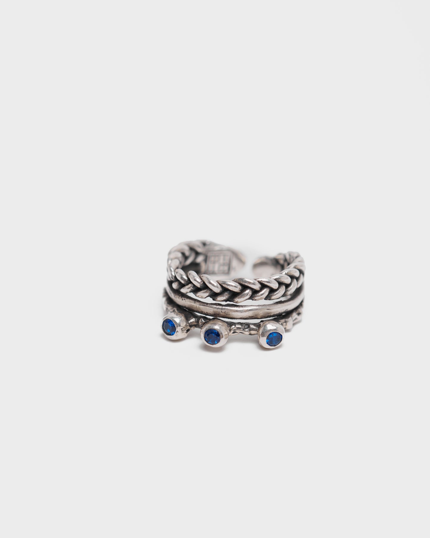 Anello triade Masai Mara BASIC argento