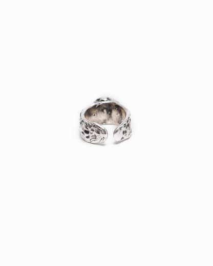 Anello masai terra argento
