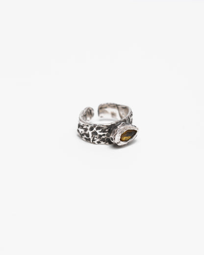 Anello masai terra argento