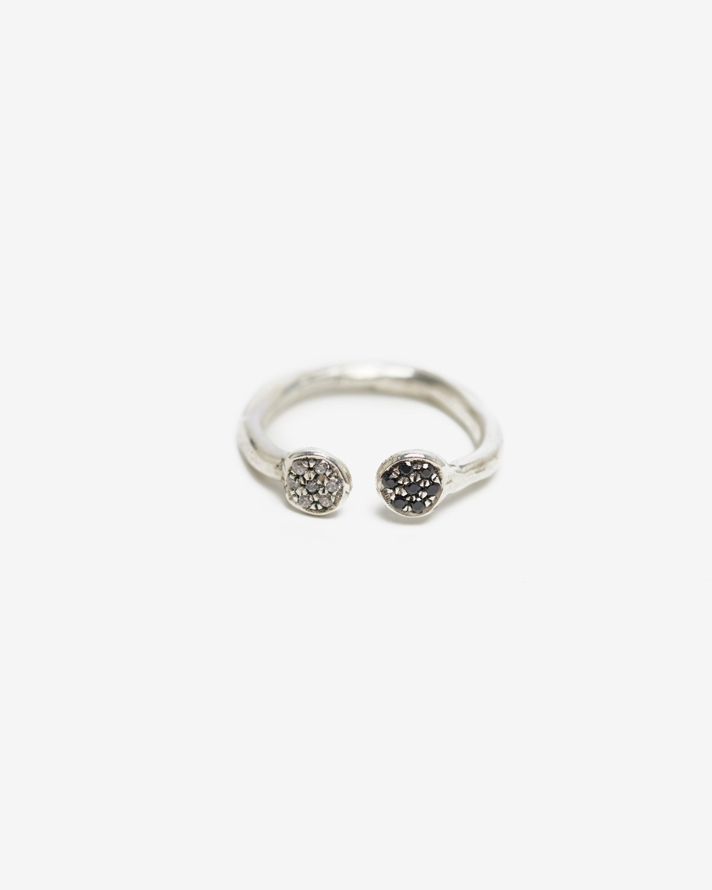 Fedina doppio dendrite mini argento