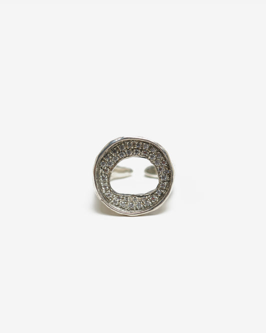 Chevalière zada luxury argento