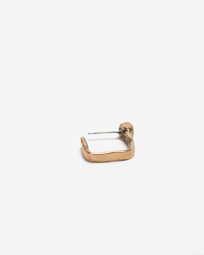 Orecchini cerchi druide bronzo