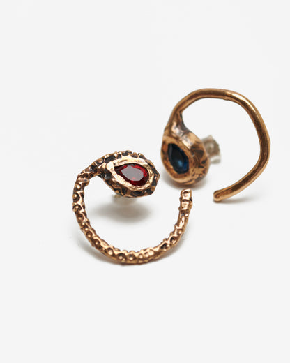 Orecchini Alma Maasai bronzo