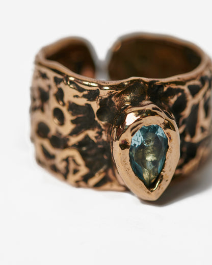 Anello Masai sole bronzo