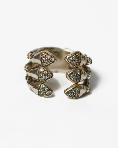 Anello tris mandevilla argento