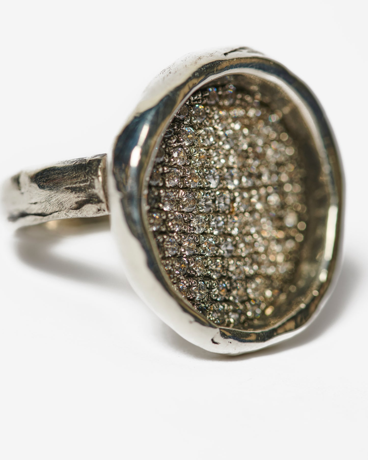 Chevalière V zada super luxury argento