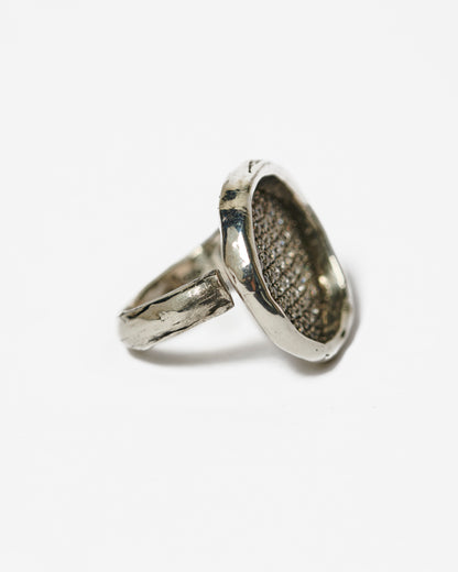 Chevalière V zada super luxury argento