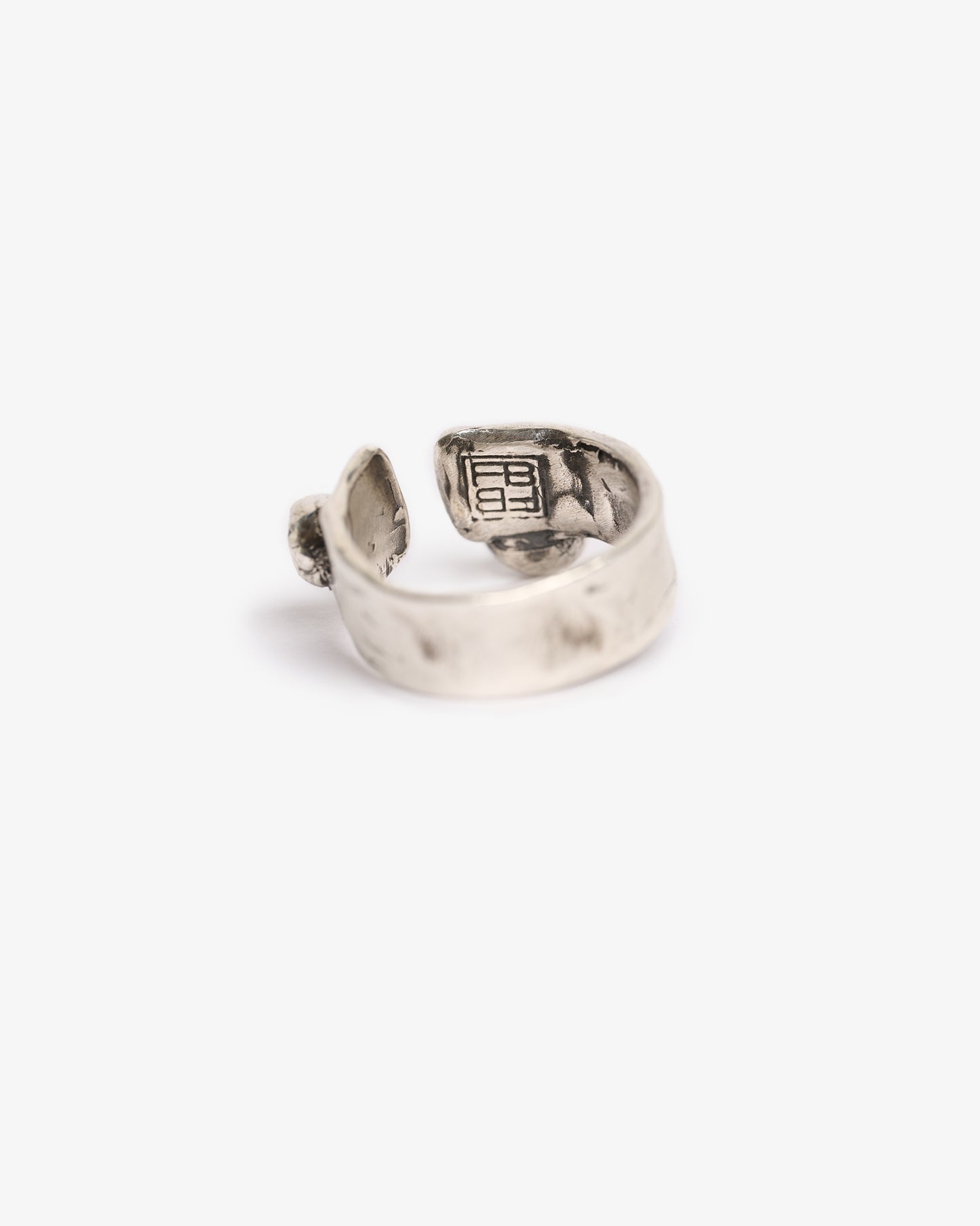 Anello three haneda argento e zirconi