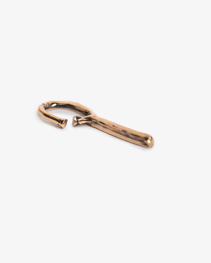 Maglia barretta bronzo e zirconi