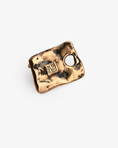 Maglia rettangolo jfk pietra bronzo