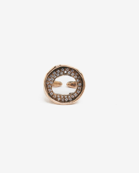 Chevalière zada luxury bronzo