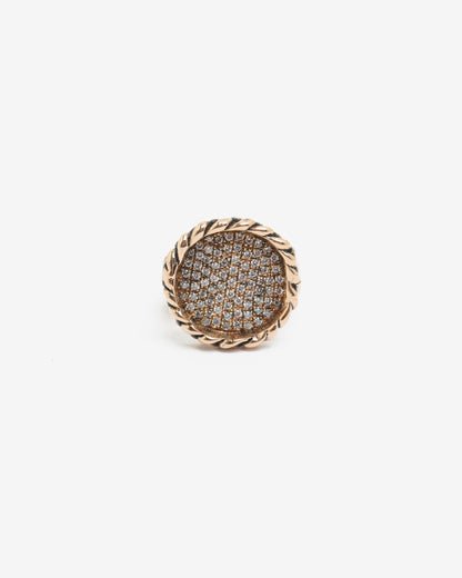 Chevalière treccia zada Luxury bronzo