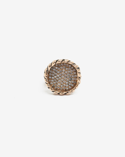 Chevalière treccia zada Luxury bronzo