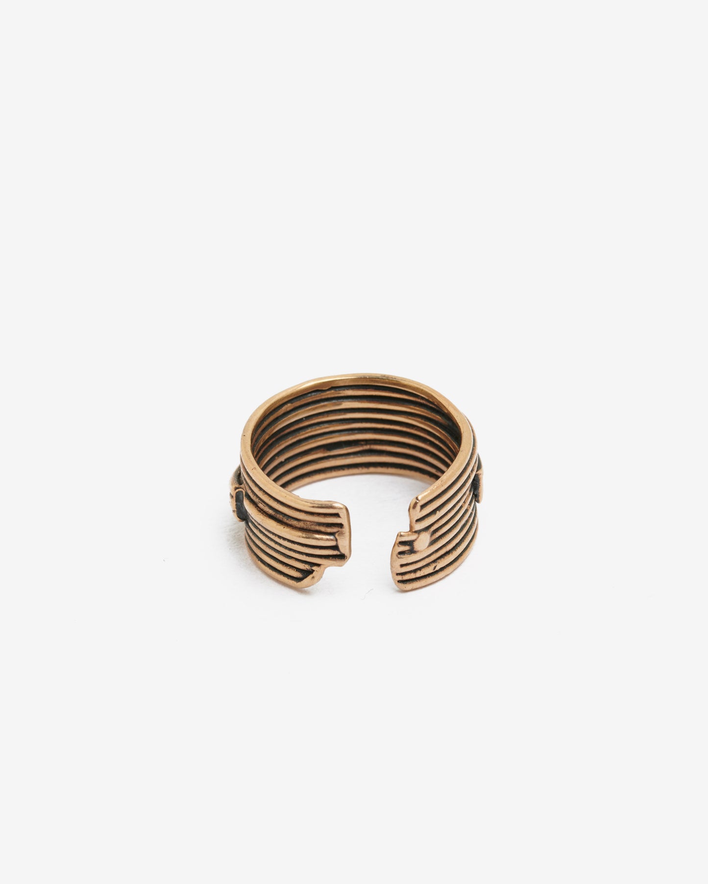 Anello fascia con nodo bronzo