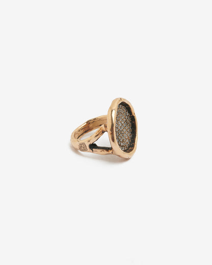 Chevalière V zada super luxury bronzo