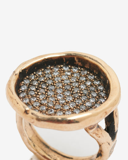 Chevalière V zada super luxury bronzo